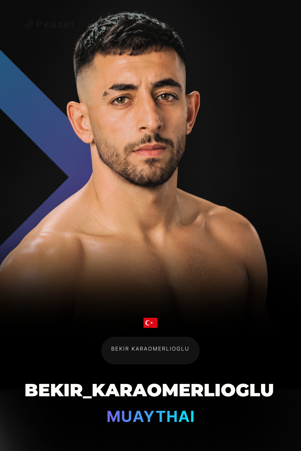 Bekir Karaömerlioğlu is a Turkish Muay Thai athlete and member of the Turkish national military sports team. — Bekir Karaömerlioğlu