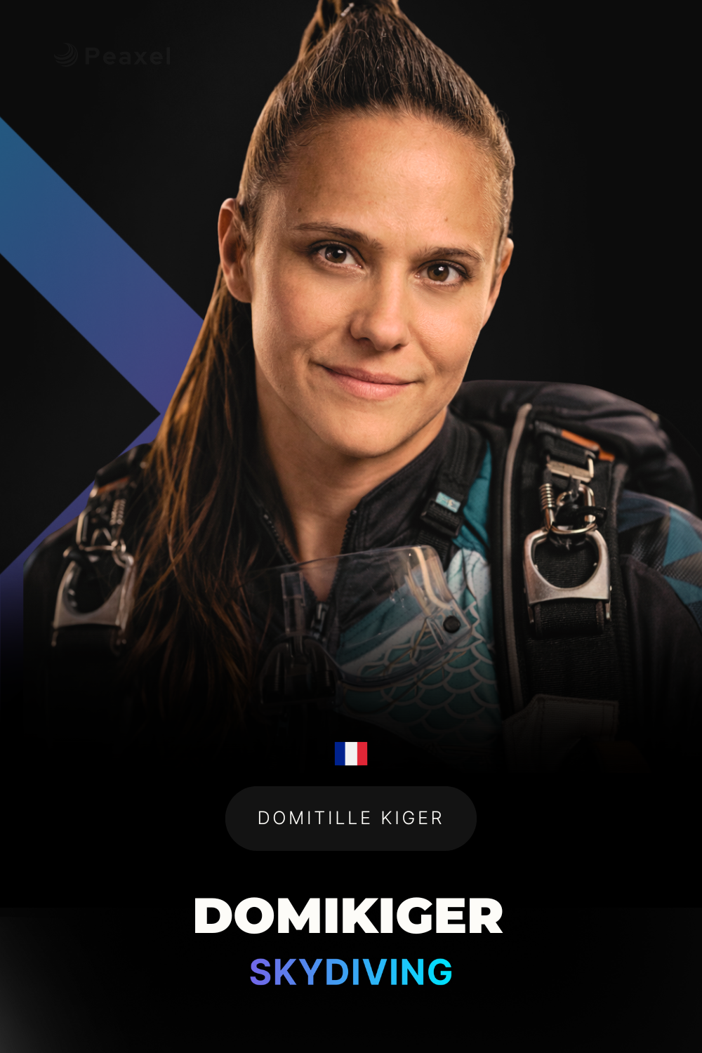 World freefly champion Domitille Kiger returns to skydiving in Arcachon — Domitille Kiger