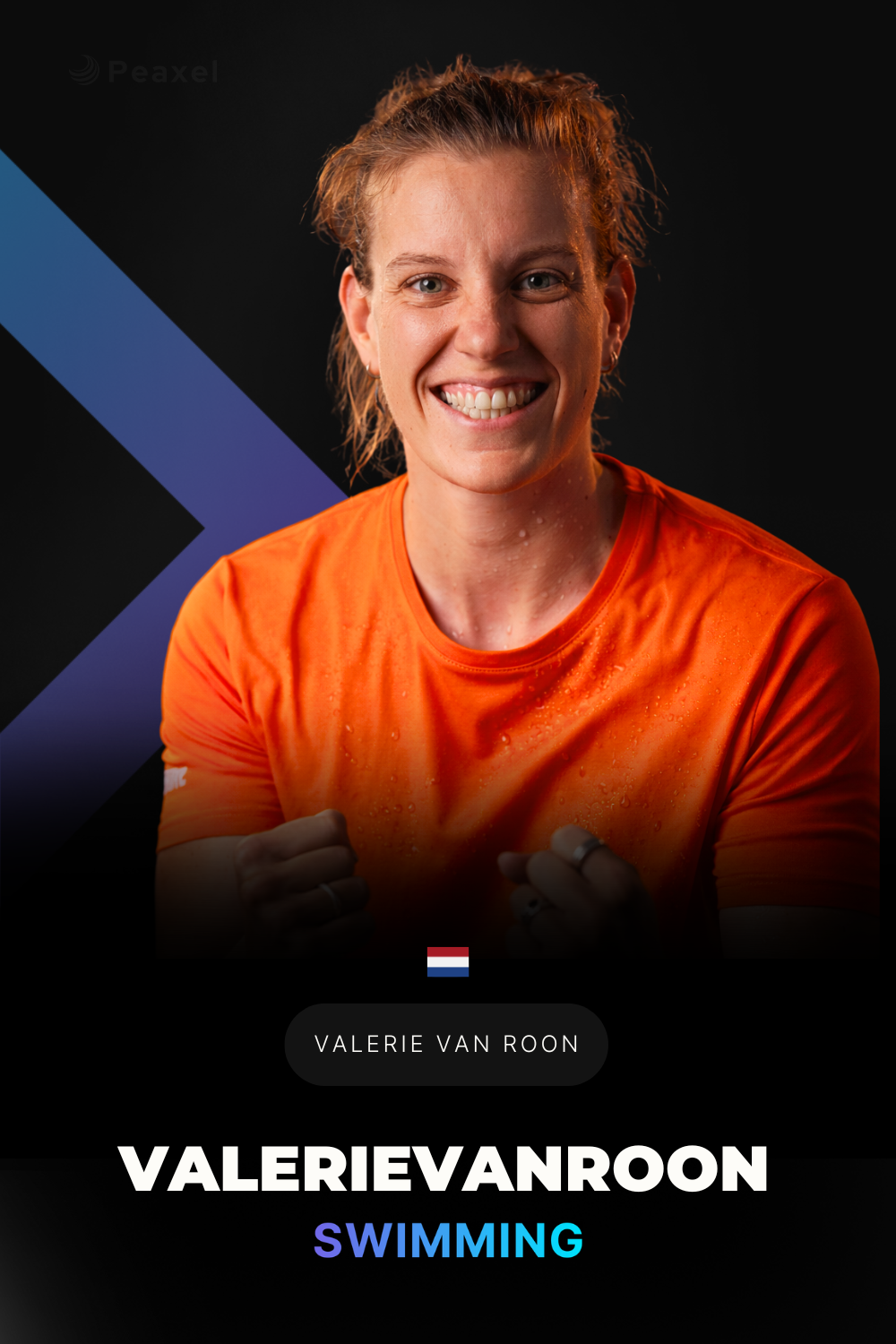 Van Roon finished third in 50m freestyle at Dutch Championships behind Steenbergen and van Wijk. — Valerie Van Roon